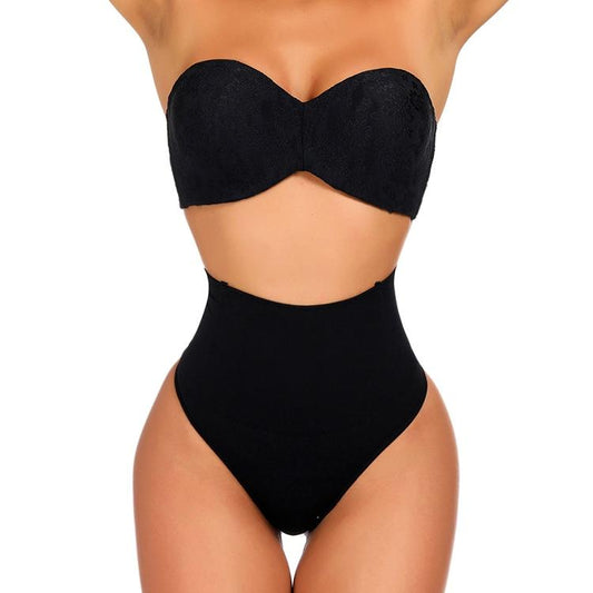 High Waisted Thong Shapewear For Tummy Control